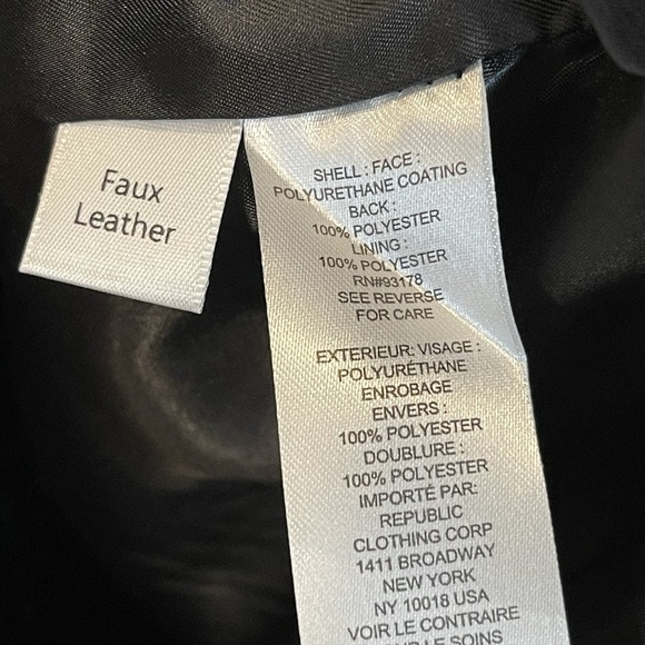 Elie Tahari Women's M Faux Leather Lightweight Maxi Shirt Jacket Coat - Picture 12 of 13